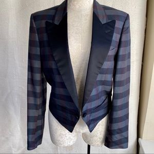 Vintage M/L Gianfranco Ferre Print Tuxedo Jacket